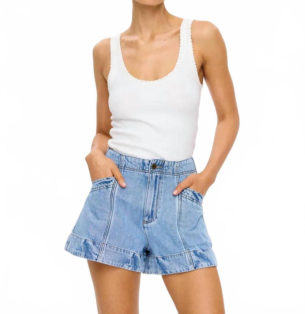 NEW KIVARI laguna short in pale stone